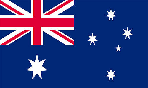 پرچم استرالیا و زبان و خط استرالیا